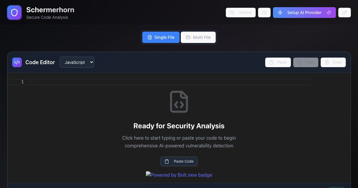 Schermerhorn Secure Code Analyzer