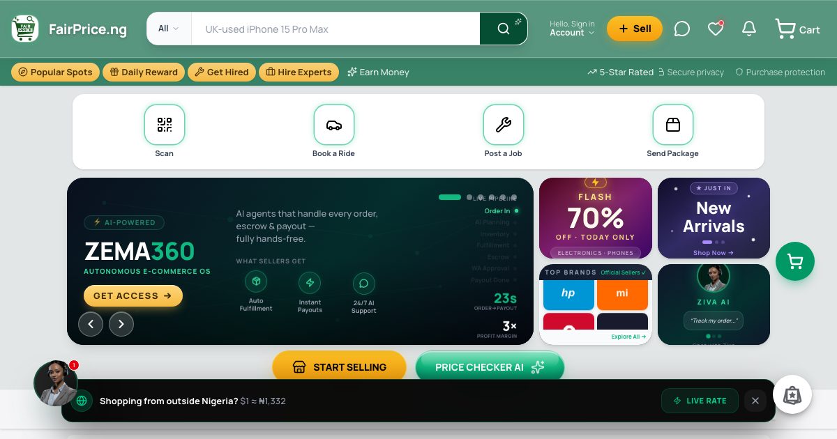 FairPrice — AI Marketplace on Vercel + AWS DynamoDB