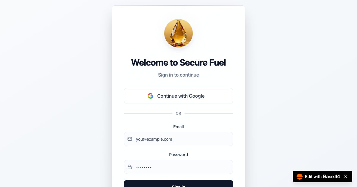 Secure Fuel