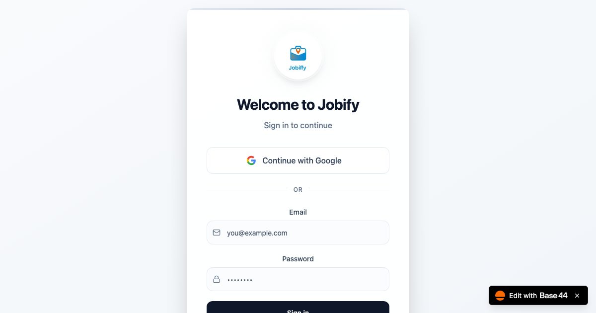 Jobify development
