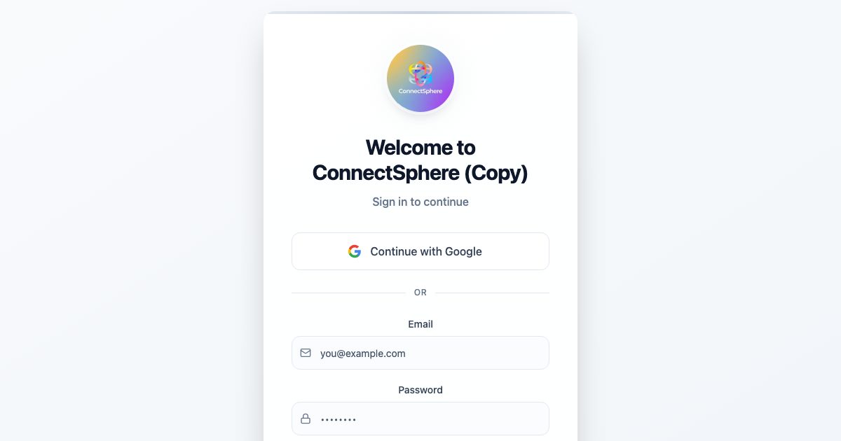 ConnectSphere — Smart Student Matcher