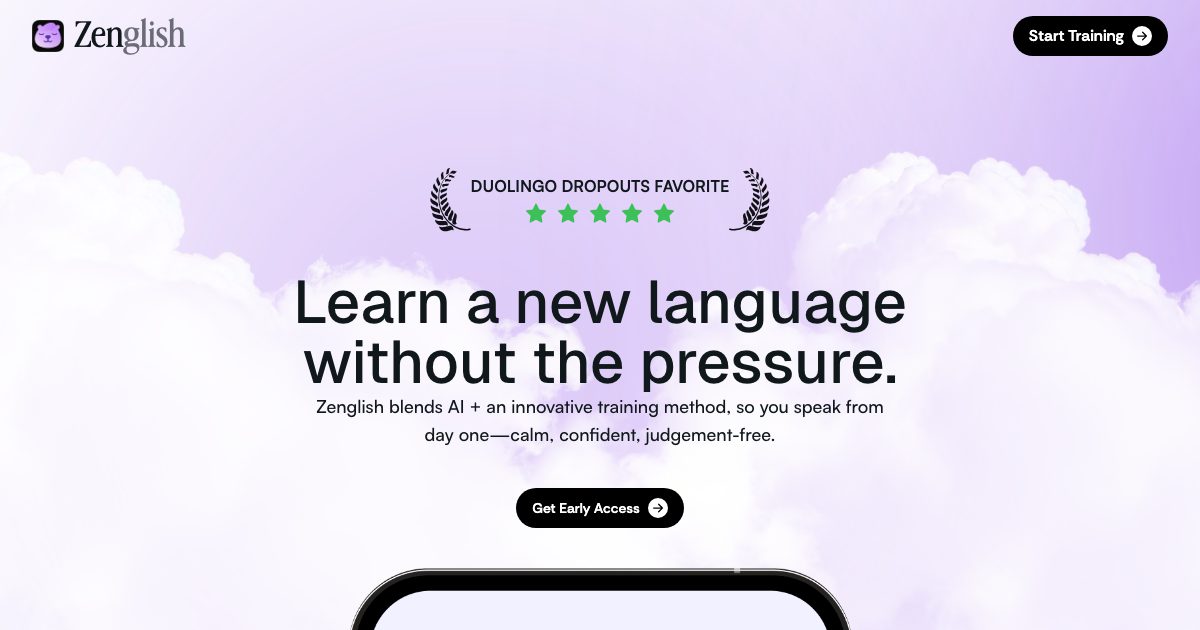 Zenglish.io - Calm Language Learning