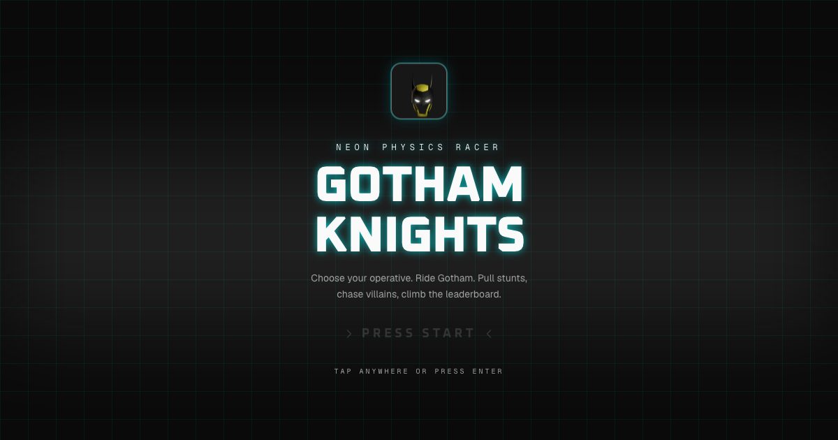 Gotham Knights - Neon Racer