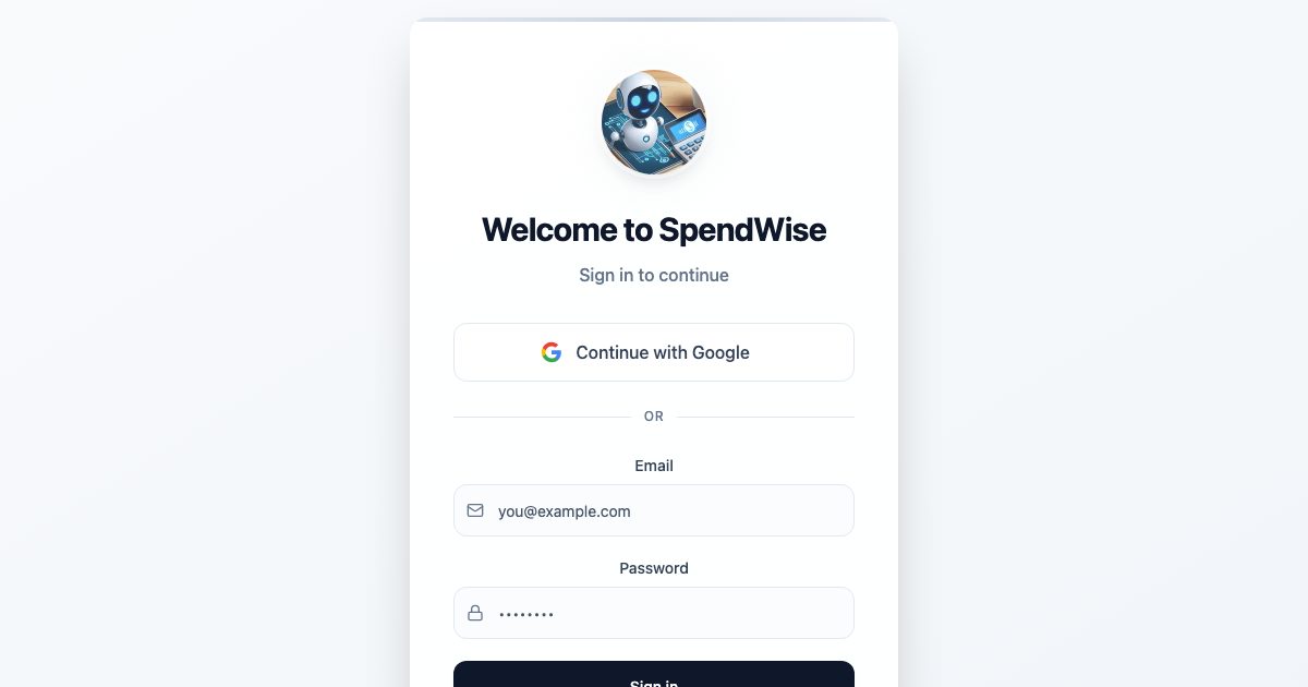 SpendWise- A money monk