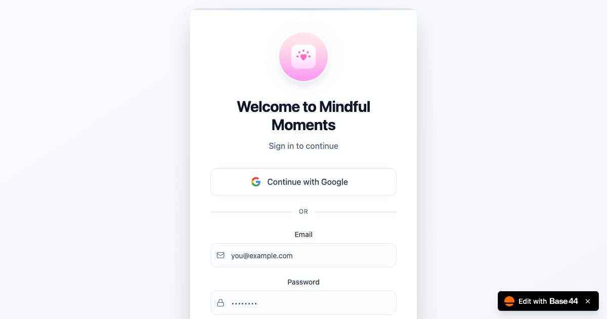 Mood Care App