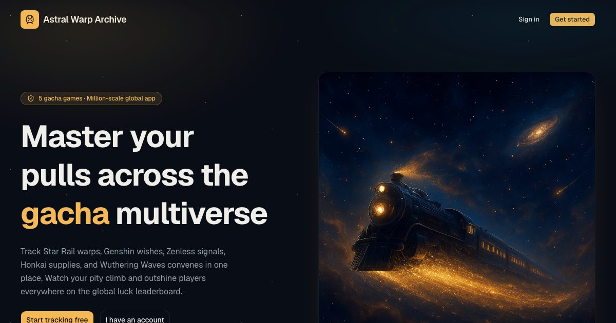 Astral Warp Archive, Supports HoYoverse (HSR, ZZZ, GI, H3I)