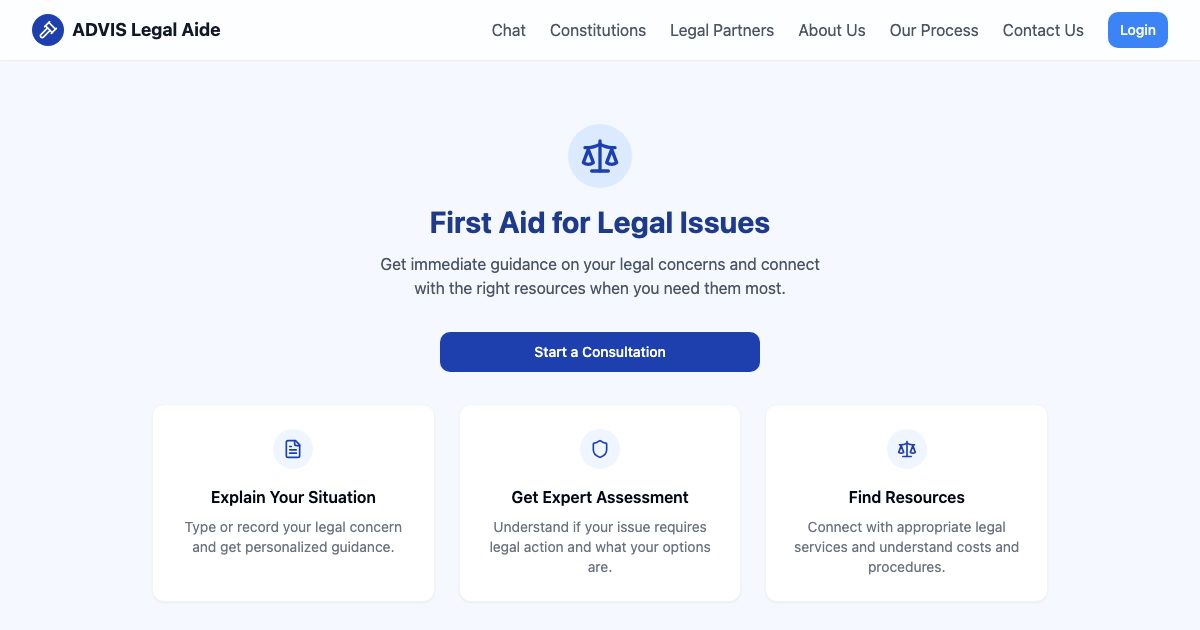 Advis Legal FirstAide