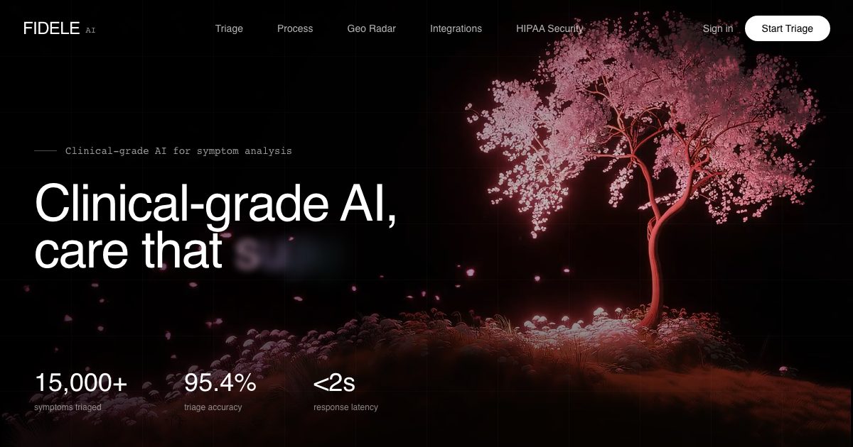 Fidele- Personal Health Assistant