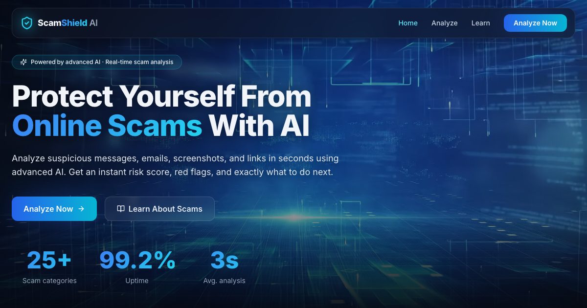 ScamShield AI