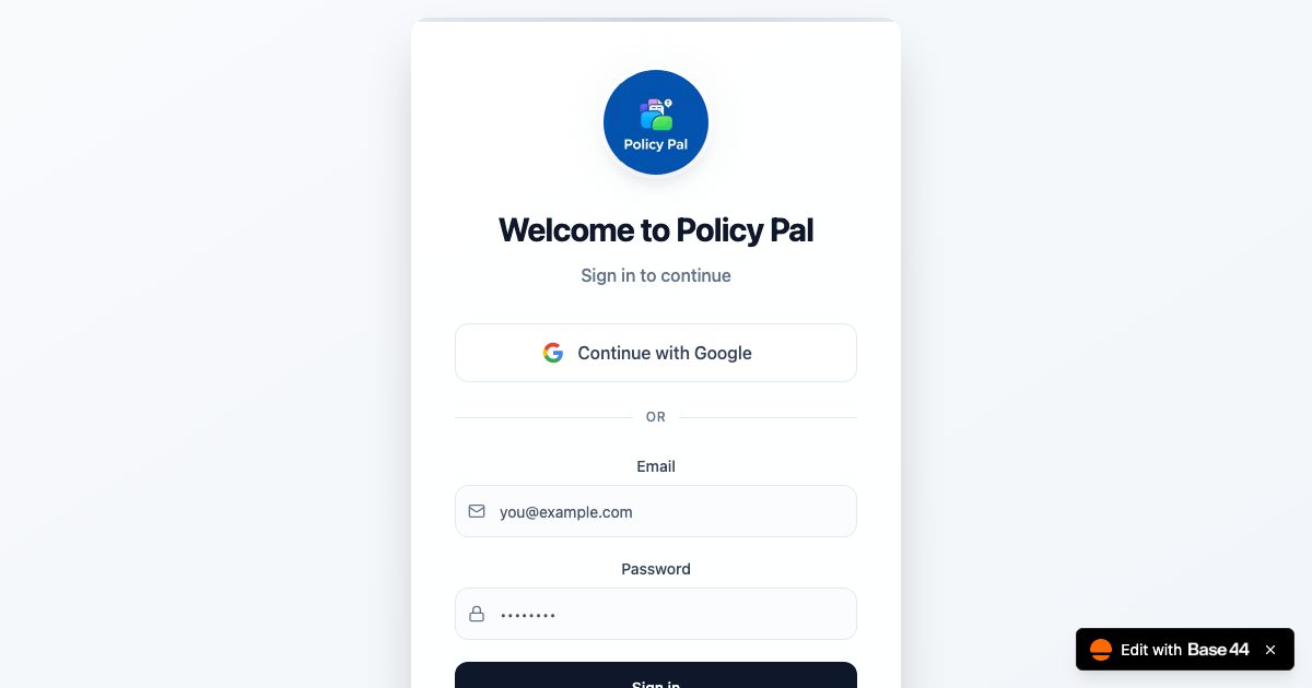 PolicyPal: Bridging India's Benefit Gap
