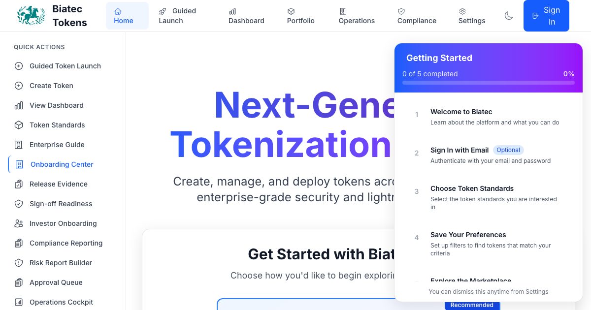 Biatec Tokenization Platform