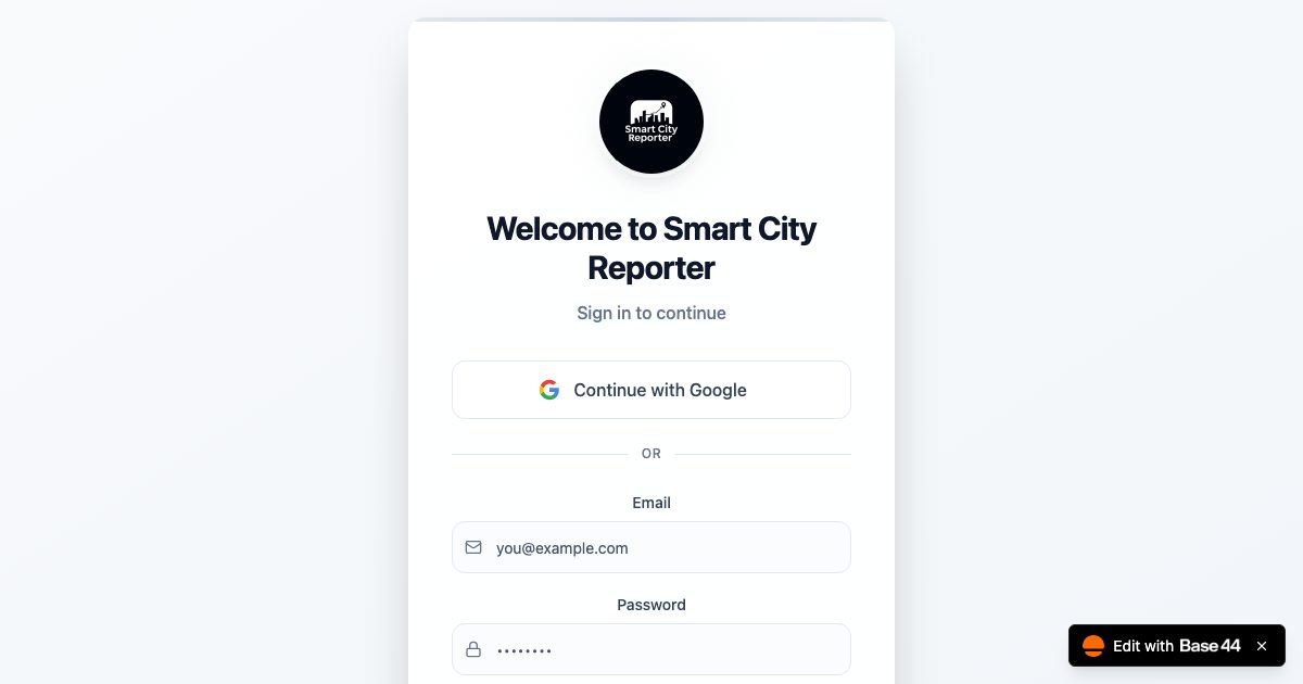 “Smart City Problem Reporter”