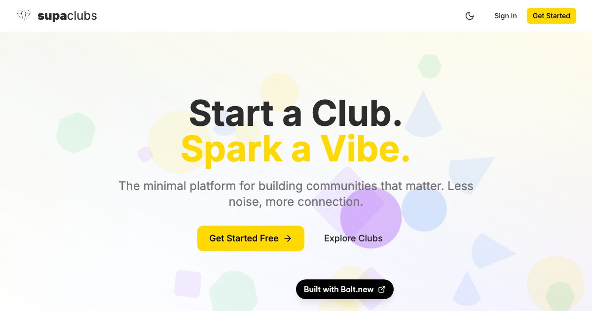 Supa Clubs - Spark a Vibe.