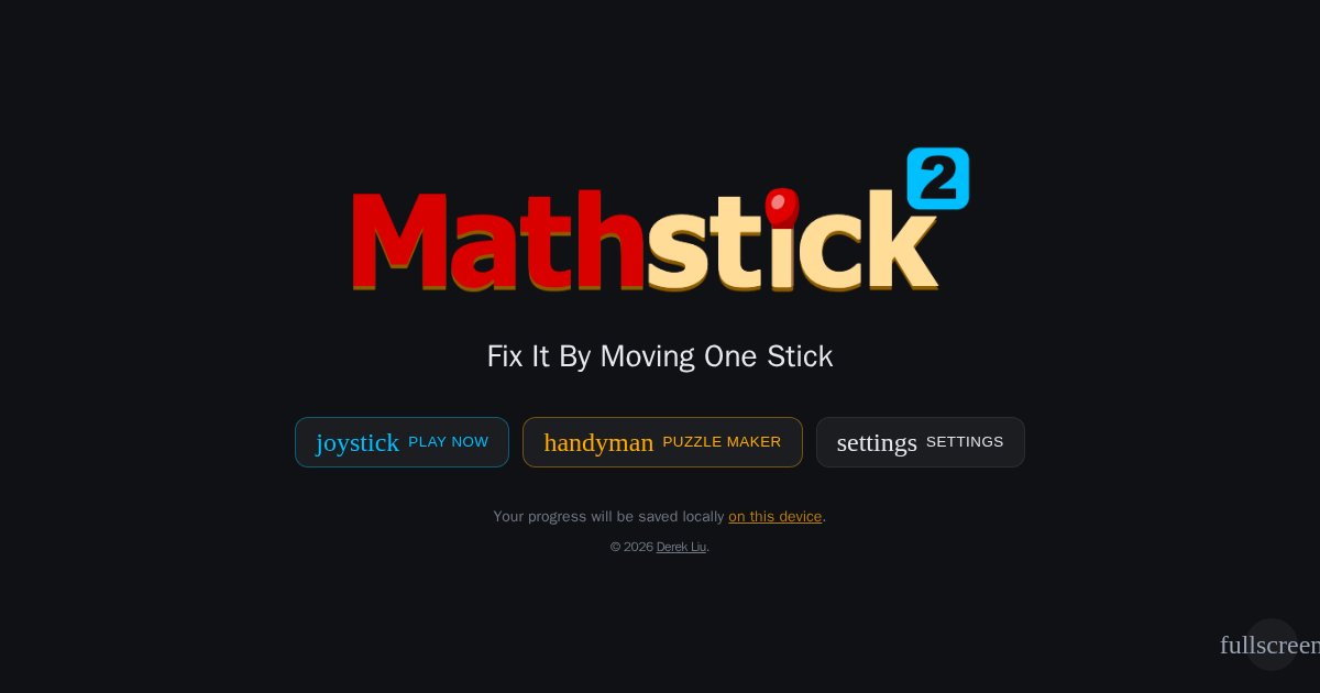 Stop playing my matchstick puzzles, start building your own in seconds