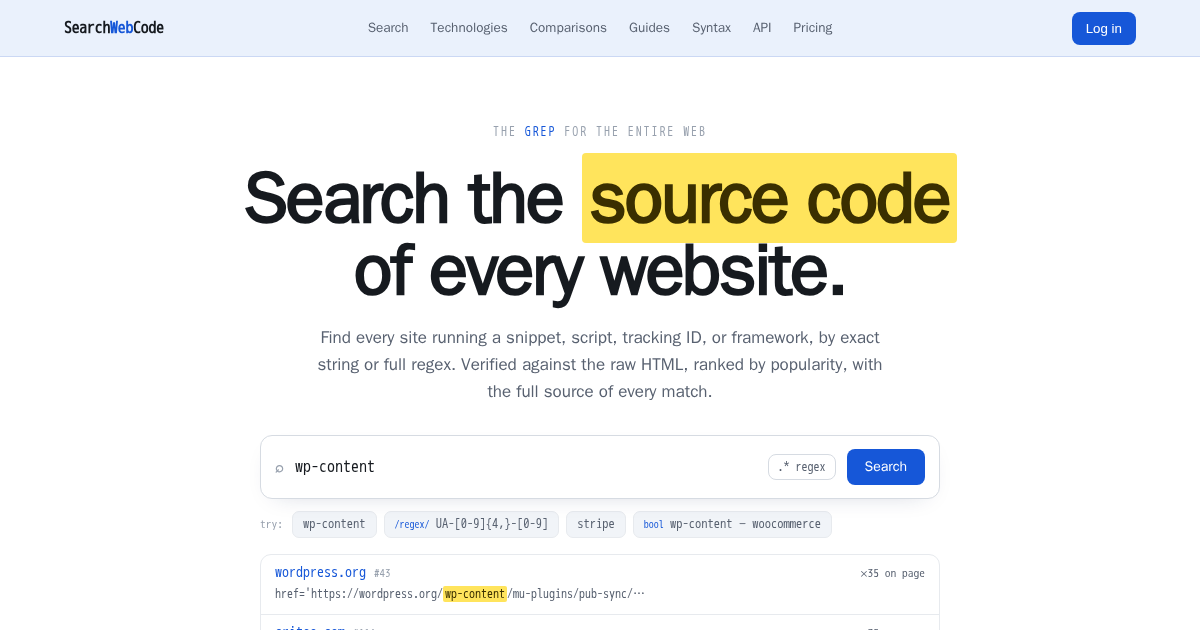 SearchWebCode